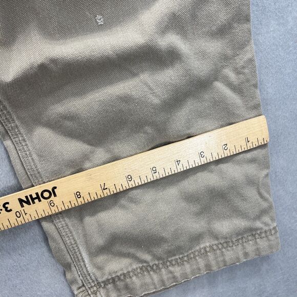 Duluth Trading Co Mens Cargo Work Pants Size 40x28 Carpenter Tan - Picture 9 of 11